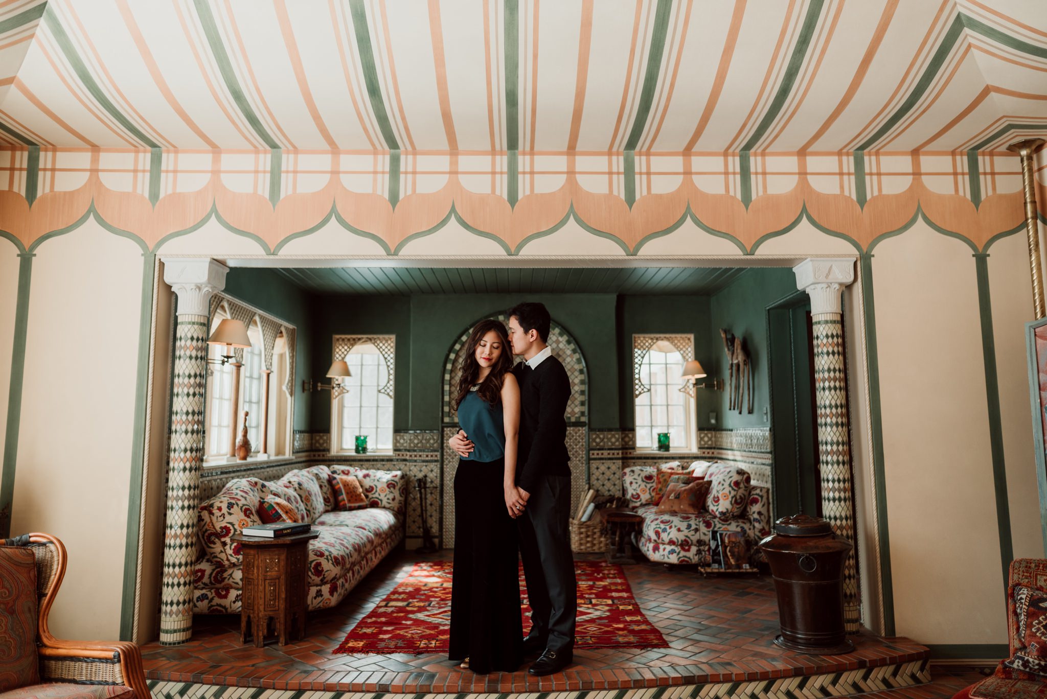 twin farms vermont engagement photos 