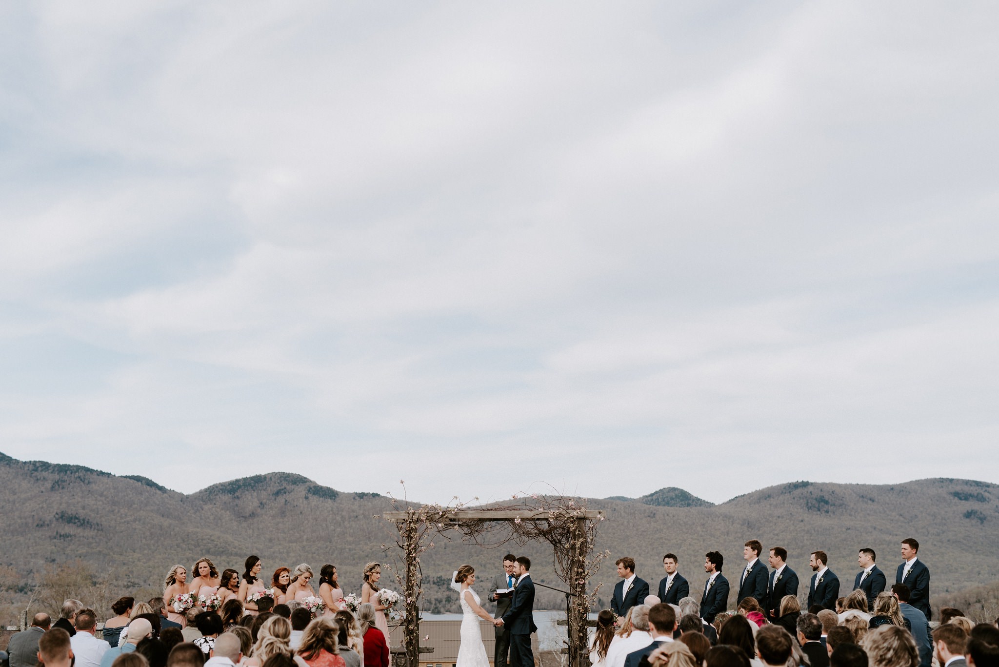 mountain top inn wedding ceremony